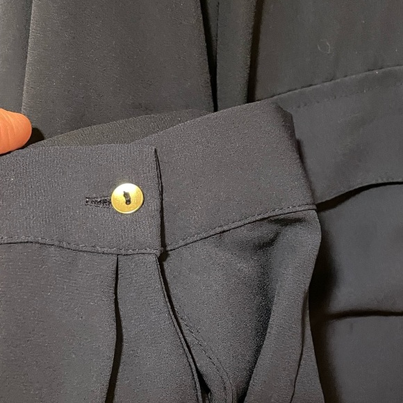 The Limited Navy Blue Button-Up Tunic Dress Womens S - Picture 4 of 8